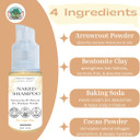 Volumizing Dry Shampoo Powder | Non-Aerosol | Organic Hair Powder | Benzane & Talc Free | For All Hair Types | Made In Usa | Jumbo Size 2.7 Oz (Light)