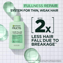 Garnier Fructis Hair Filler Bonding Pre-Shampoo + Fullness Repair Shampoo, Conditioner + Thickeing Spray Set With Polypeptides (4 Items), 1 Kit