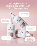 Hairitage Biotin Damage Repair Shampoo And Conditioner Set - Thickening + Volumizing - Biotin Castor Oil + Rice Protein - Sulfate Free + Color Safe - Deep Conditioning Treatment Dry Damaged Curly Hair Hairitage Biotin Damage Repair Shampoo And Conditioner Set - Thickening + Volumizing - Biotin Castor Oil + Rice Protein - Sulfate Free + Color Safe - Deep Conditioning Treatment Dry Damaged Curly Hair
