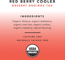 Pinky Up Red Berry Cooler Loose Leaf Iced Tea | Rooibos Herbal Tea Blend, Naturally Calorie Free | 3.0 Ounce Tin, 25 Servings