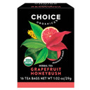 Choice Organics - Organic Grapefruit Honeybush Tea (3 Pack) - Organic Herbal Tea - 48 Tea Bags
