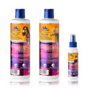 Mane 'N Tail Spirit Untamed Shampoo, Conditioner & Detangler Set  Caramel Apple Scented, Gentle Coconut Oil Formula For Kids, Soft, Silky Hair (Shampoo & Conditioner 11.02 Oz Each, Detangler 3.4 Oz)