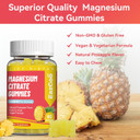 1400Mg Magnesium Citrate Gummies, High Absorption Magnesium Gummies For Adults, Extra Strength Magnesium Gummy Supplement For Healthy Relaxation, Vegan, Non-Gmo, 120 Gummies