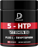 5 Htp Supplement 1010Mg - 60 Capsules - 3In1 Combined With Vitamin B6, L-Tryptophan - Comfortable Mood, Brain Health, Body Management & Immune System Support