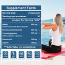 500Mg Nmnh, Nmn Supplement Alternative With Nr, Tmg, Resveratrol, Coq10, Nad Supplement, Anti Aging, Energy, Boost Nad+ Levels, 60 Capsules