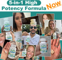 5-In-1 Serrapeptase Supplement 200,000 Spu, High Potency Formula, Supports Sinus Health, Non-Gmo, Gluten Free, Made In The Usa, 60 Capsules