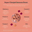 6-In-1 Immune Support Supplement Chews With Elderberry Vitamin C, A & D, Zinc & Selenium+ Peaceful Sleep Chews, 3Mg Melatonin, 200 Mgs L-Theanine, Chamomile, Lemon Balm, Magnolia, 30 Day Suppl