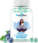 Acetyl L-Carnitine Supplement 1000Mg Gummies - Sugar Free Alcar L-Carnitine Gummies For Men Women Support Muscle Endurance Brain Health Energy Metabolism - Vegan Non-Gmo Blueberry Flavored 60Ct
