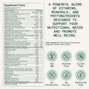 Adapt Naturals Multivitamin For Women & Men, Bioavailable Easy-To-Absorb Multivitamin Daily Supplement With Biotin, Niacin, Vitamin A, B, C, D, E, K1, Zinc, Magnesium - Immune Support - 30 Day Supply