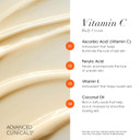 Advanced Clinicals Brightening Vitamin C Cream + 5% Niacinamide Serum W/Hyaluronic Acid 2Pc Set | Vitamin C Body Lotion Moisturizer & Dark Spot Remover Face Serum | Skin Care Products, 2Pc Bundle