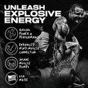 Afterdark Inhuman Pre-Workout Powder, Enhanced Mind-Muscle Connection, Sustained Energy, Potent Nootropic Blend, Vegan, Gluten-Free, Soy-Free, 400Mg Caffeine, No Crash, Snowcone