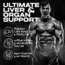 Afterdark Tudca Liver Enzyme Supplement, Supports Liver Health, Promotes Natural Detoxification, Enhances Digestive Function & Cellular Health, Premium Formula For Wellness And Vitality (60 Count)