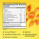 Airborne Vitamin C 750Mg (Per Serving) Zesty Orange Flavored Gummies (42 Count In A Bottle), Gluten-Free Immune Support Supplement With Vitamins A C E, Selenium, Echinacea, Ginger, Antioxidant