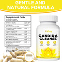 Airboy Candida Cleanse,Gut Colon Cleanse Detox For Women & Men,Candi Support With Oregano Leaf, Caprylic Acid,Wormwood, Black Walnut-60 Counts