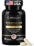 Akkermansia Probiotic, Glp-1 Supplement For Gut Health & Digestion, Digeseb Digestive Enzymes & Vitamin B Complex - 30 Billion Tfu, Third-Party Tested, 30 Capsules - 1 Month Supply For Men & Women