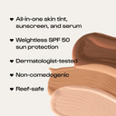 Alleyoop Sunsational Tinted Moisturizer Spf 50 For Face Broad Spectrum  100% Mineral Face Sunscreen With Jojoba, Hydrating & Soothing Tinted Sunscreen, Vegan & Cruelty-Free (Halo)