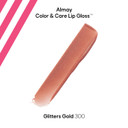 Almay Color & Care Hydrating Lip Gloss, Soft Natural Hues, Prebiotic Complex, Hyaluronic Filling-Sphere Technology, 600 Lunar Blush, 0.1 Fl Oz