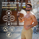 Aloe Up Light Tanning Oil With Spf 6 Sunscreen - Body And Face Tanning For Outdoor Sun - With Pure Aloe Vera Oil And Natural Oils - Absorbs Quickly - Reef Friendly - Fresh Tropical Scent - 4 Oz