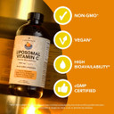 Amandean Liposomal Vitamin C 1000Mg. Liquid Vit C Supplement. Immune Support, Skin Health, Collagen Production. Fast Absorbing Antioxidant Delivery. Quali-C, Soy-Free, Vegan, Non-Gmo