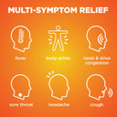 Amazon Basic Care Daytime Severe Cold And Flu Medicine Powder, Hot Liquid Therapy For Fast Relief, Non-Drowsy, Green Tea And Honey Lemon Flavors, 6 Count