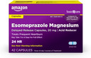 Amazon Basic Care Esomeprazole Magnesium Delayed Release Capsules, 20 Mg, Acid Reducer, Heartburn Medicine, 42 Count