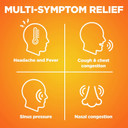 Amazon Basic Care Nighttime Severe Cold And Flu Coated Caplets, Temporarily Relieves Symptoms Like Runny Nose And Sneezing, Vapor Ice, 24 Count