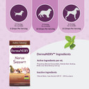 Amber Naturalz Dermanerv Herbal Supplement For Dogs, Cats, Birds, Guinea Pigs, And Rabbits | Pet Herbal Blend For Nerve And Neurological Support | 4 Fluid Ounce Glass Bottle | Manufactured In The Usa