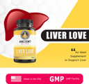 Ancient Bliss Liver Love - Liver Detox, Liver Cleanse Detox Repair, Liver Support, Liver Supplement, Milk Thistle Liver Detox, Everyday Liver Vitamins For Women And Men (60 Capsules)
