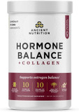 Ancient Nutrition Hormone Balance + Collagen Powder Supplement, Hydrolyzed Collagen Peptides, Key Clinically Validated Ingredient To Support Balanced Hormones And Boost Energy, Vanilla, 25 Servings