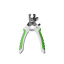 Andis 65700 Animal Nail Cutter For Small Breeds - Stainless Steel Blades With Sharp Efficiency - Designed For Repeated Use & Recommended By Pet Trainers  Medium Size & White/Green