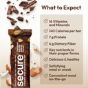 Andrew Lessman Secure Complete Meal Replacement Bars - Coconut Almond Cookie Crunch - 12 Ct Box - 7G Protein Bars. 11 Vitamins Plus Inulin Fiber. Low Calorie. Gluten And Dairy-Free, Vegan, Non-Gmo