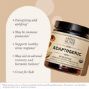 Anima Mundi Apothecary Organic Mushroom Supplement - Adaptogenic Mushrooms + Cacao - Uplifting Powder With Organic Lion'S Mane, Shiitake, Chaga & More - Add To Coffee, Tea & Smoothies (4Oz / 113G)