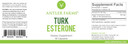 Antler Farms - 100% Pure Turkesterone, 60 Capsules, 500Mg  Ajuga Turkestanica Extract Std. To 10% Turkesterone, MenS Health Support Powerful Antioxidant Supplement