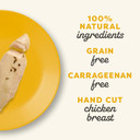 Applaws Natural Cat Treats, Grain-Free, Single Ingredient, Whole Protein Fillet, Healthy Snacks With No Artificial Additives (12 X 1.06Oz Whole Chicken & Rosemary Loin)