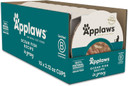 Applaws Natural Wet Cat Food In Gravy, Limited Ingredient Cat Food Cups, Grain-Free, Cat Food Pots, No Artificials, 100% Natural Ingredient Cat Food, Ocean Fish In Gravy (10 X 2.12 Oz Cups)