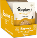 Applaws Natural Wet Cat Food In Gravy, Limited Ingredient Wet Cat Food Pouches, No Additives, Made With Natural Ingredients, Tuna With Shrimp In Gravy (12 X 2.47Oz Pouches)
