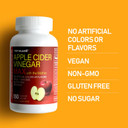 Apple Cider Vinegar Max With The Mother - Detox & Wellness Supplement With 1,800 Mg Proprietary Blend With Ceylon Cinnamon, Ginger & Cayenne - 150 Capsules X 3 Bottles (450 Count)