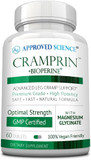 Approved Science Cramprin - High Absorption Magnesium, Vitamin B Complex, Bioperine - 1 Month Supply - 60 Capsules - Vegan