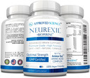 Approved Science Neurexil - Natural Nootropic Support With Dmae - Enhance Brain Function, Sharpen Clarity, Boost Memory - L-Tyrosine, Ginkgo Biloba, Huperzine A, Bioperine - 2 Month Supply