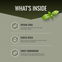 Approved Science Parastrin - 60 Capsules - Black Walnut, Garlic Bulb, Papain 2000, Bioperine - Vegan