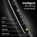 Aquasonic Black Series Pro  Ultra-Whitening Electric Toothbrush  5 Modes & Smart Timers  Premium Travel Case & 6 Proflex Brush Heads  Ada Accepted Toothbrush