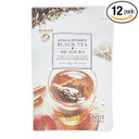 Zeesoon Apple & Cinnamon Black Tea Bag (1.5G X 12 Tea Bags) Herbal Tea, Pyramid Tea Bags, The Aromas Of Ripe Apple And Spicy Tones Of Cinnamon