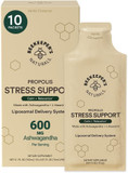 Ashwagandha Liposomal Stress Support By Beekeeper'S Naturals, 600Mg With Propolis, L-Theanine, Anti-Stress Support For Calm & Relaxation, 30Ct