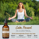 Ashwagandha Liquid Drops - Organic Ashwagandha Supplements With Rhodiola Rosea Tincture - Root Extract For Mood And Energy - Supplement For Men & Women