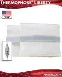 Assembled In - Thermophore Liberty 2 Moist Heating Pad For Arthritis, Back, Neck, Shoulder Pain And Cramps Relief - Electric, 3 Temp Settings With Auto Shut Off & Specialty Cover, Petite 4"X17" Rolled