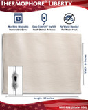 Assembled In The Usa - Thermophore Liberty - Moist Heating Pad For Arthritis, Back, Neck, Shoulder Pain And Cramps Relief - Electric, Medium 14" X 14"