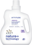 Attitude Liquid Laundry Detergent, Ewg Verified, He Compatible, Plant-Based & Vegan, Natural Laundry Soap, Lavender Scent, 40 Loads, 67.6 Fl Oz