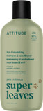 Attitude Soothing Shampoo For Cat & Dog, Vegan And Cruelty-Free, Unscented, 16 Fl Oz