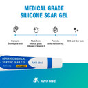 Awd Silicone Scar Gel For Surgical Scars - Medical Grade Silicone Scar Gel For C Section, Tummy Tuck, Keloid Treatment Use With Or Without Silicone Scar Tape - After Surgery Must Haves