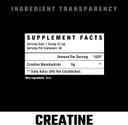 Axe & Sledge Supplements Basics Creatine, Enhances Strength, Increases Lean Body Mass, Boosts Performance, Unflavored, 50 Servings